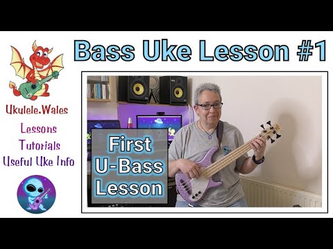 Bass Ukulele Lesson 1 - Beginner U Bass Tutorial