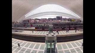 preview picture of video 'La gare de Liège-Guillemins'
