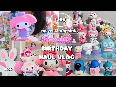 SANRIO Birthday Vlog - How I Romanticize My Birthday With Sanrio Aesthetic