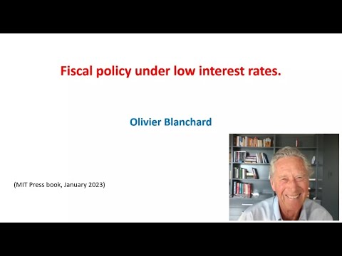 Thumbnail for Olivier Blanchard – Fiscal policy under low interest rates by Olivier Blanchard