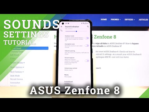How to Find Sound Settings in ASUS Zenfone 8 – Customize Sounds