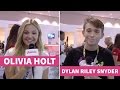 Olivia Holt Dylan Riley Snyder Hang Out With Nintendo At E3