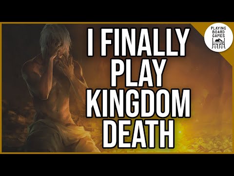 I finally play KINGDOM DEATH: MONSTER! Can I beat the White Lion?? | KINGDOM DEATH WITH FEN #1
