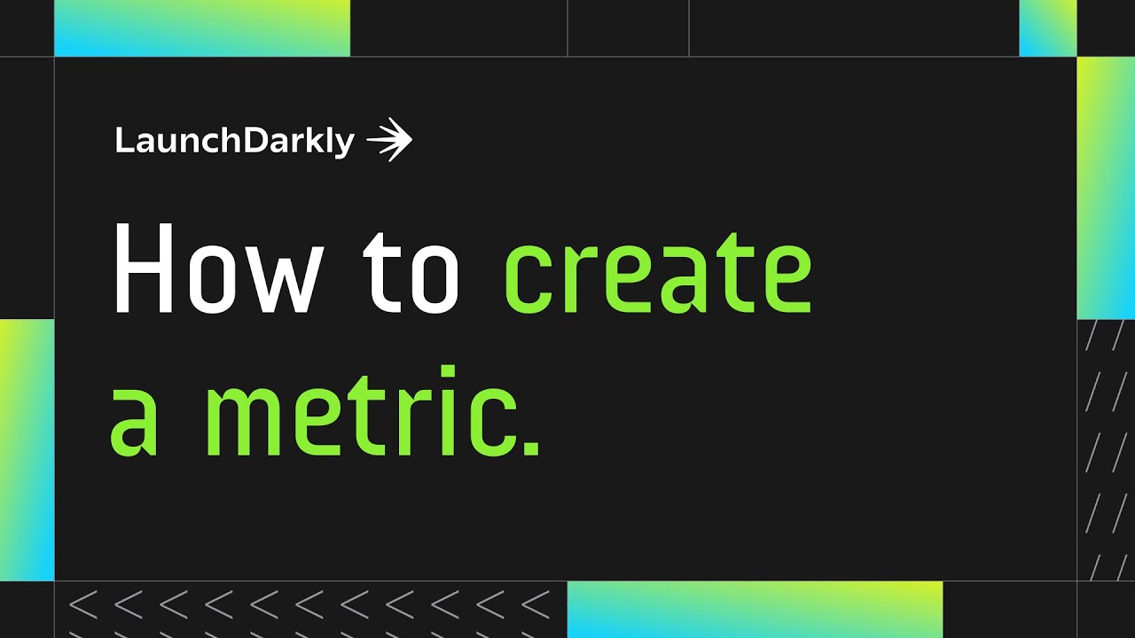 How to create a metric