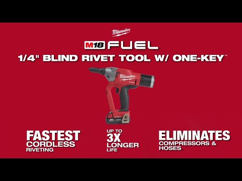 Milwaukee®  M18 FUEL™  1/4&quot; Blind Rivet Tool w/ ONE-KEY™