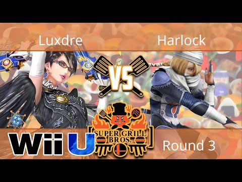 Super Grill Bros - Luxdre (Bayonetta) vs Harlock (Sheik) - Smash 4 Round 3
