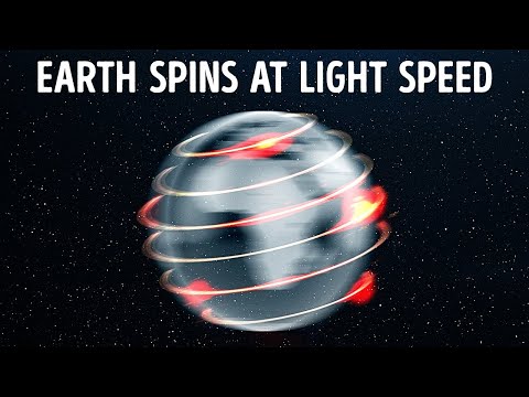 What if the Earth spins at light speed?