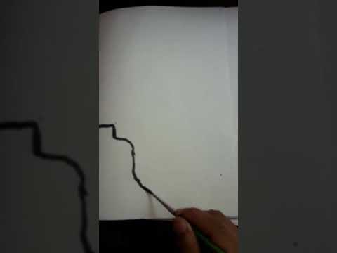 How to drow easy nature drowing || by Janisha Vitla||