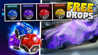 Every *FREE* DROP Currently On Rocket League! How To Get Free Drop Crates