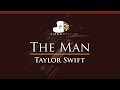 Taylor Swift - The Man - HIGHER Key (Piano Karaoke / Sing Along)