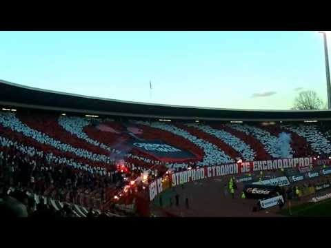 Delije - Koreografija i bakljada, Crvena Zvezda - Spartak 4:1  13.04.2013.