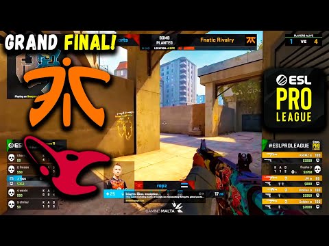 DOUBLE KNIFE BY FLUSHA/GRAND FINAL!Fnatic vs Mousesports(bo5)/ESL Pro League Season 11/BEST MOMENTS