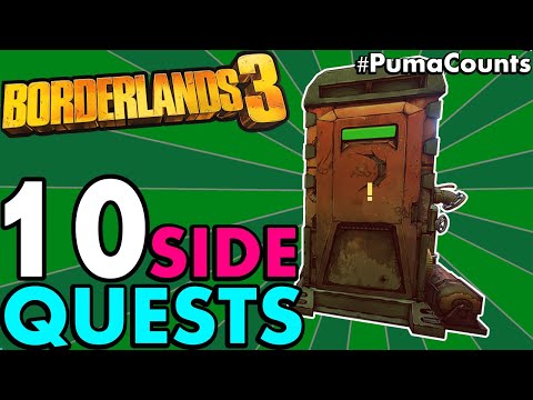 Top 10 BEST and MOST FUN SIDE QUESTS and SIDE MISSIONS in BORDERLANDS 3 (NO DLC) #PumaCounts