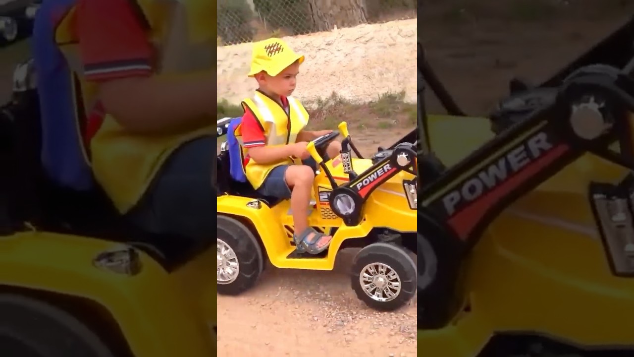 トラクターが故障しました。トラクター運転手はディマに助けを求めます #shorts