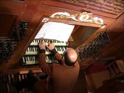 Samuel Barber  ADAGIO for STRINGS  [Agnus Dei] Willem van Twilllert   Hinsz-organ  Bolsward [NL]