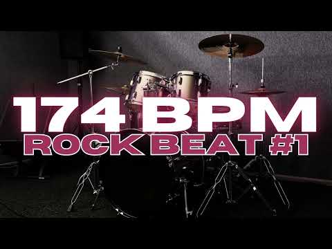 174 BPM - Rock Drum Beat - Loop 1