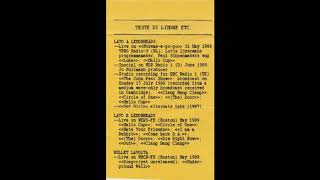 The Lemonheads (US) Teste Di limone etc. promo tape 1989  (Restored &amp; mastered)