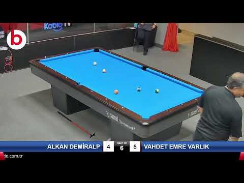 ALKAN DEMİRALP & VAHDET EMRE VARLIK Bilardo Maçı - 