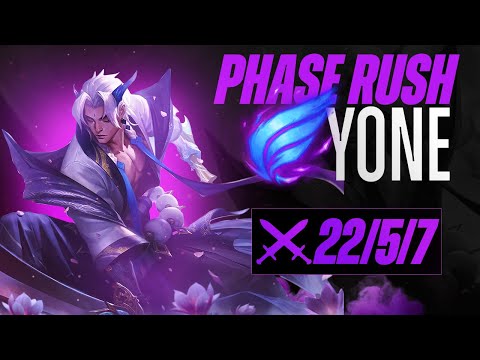 THE NEW PHASE RUSH TECH ON YONE IS INSANE!! - League of Legends