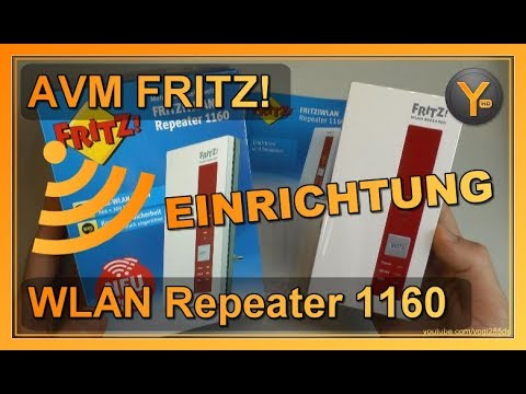 Setup & Configuration: AVM FRITZ! WLAN Repeater 1160 / WiFi Amplifier 802.11b/g/n/ac WPA2