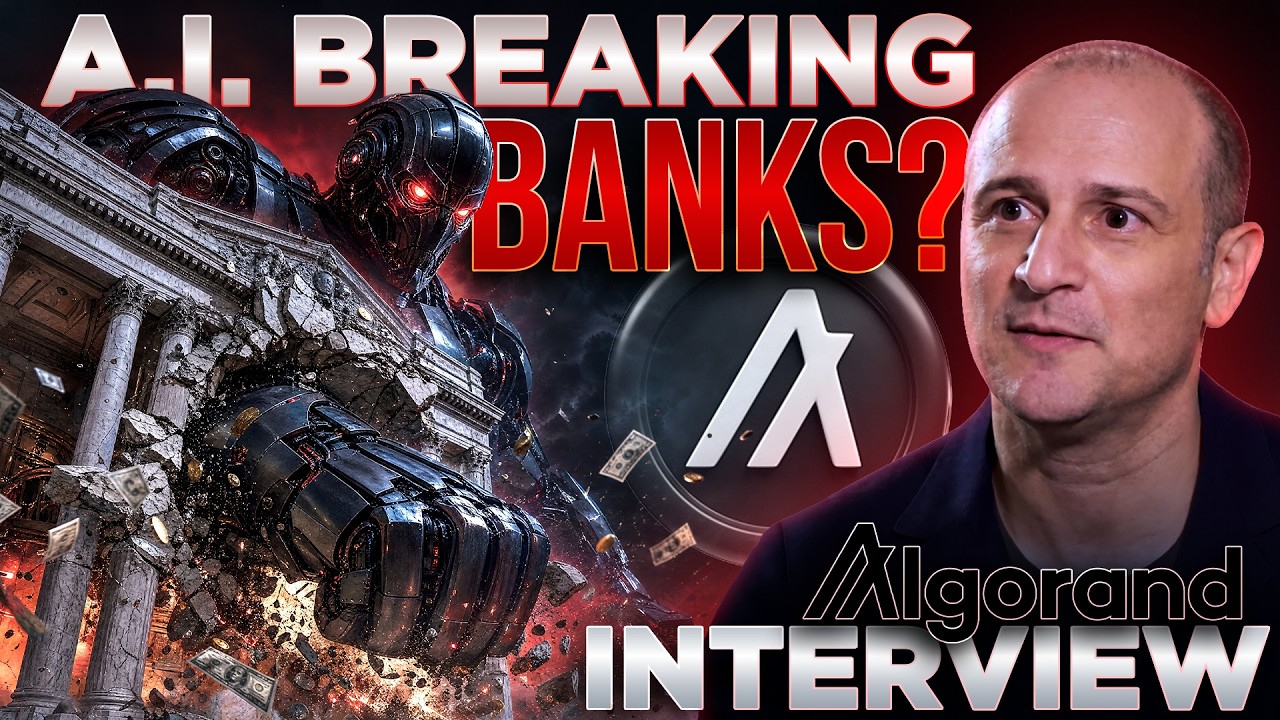 Banks Are Breaking📉Algorand CEO Explains AI Threat