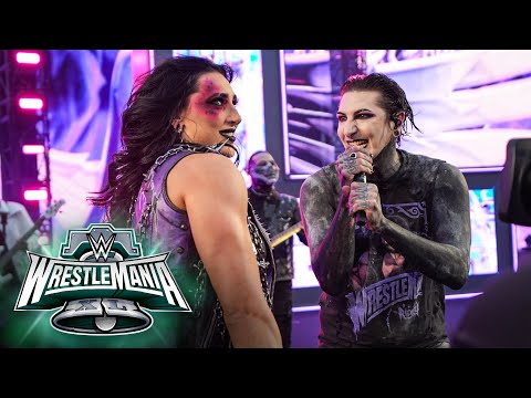 Rhea Ripley and Motionless in White rock out at WrestleMania: WrestleMania XL Saturday highlights