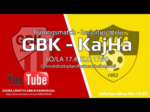 GBK – KajHa la 17.4.2021 (harjoitusottelu)