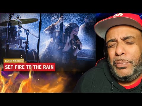 I WAS NOT READY FOR THIS VOCAL SMOKE! Davina Michelle – Set Fire To The Rain REACTION