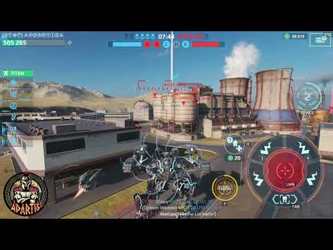 War Robots ADARTIS SOLO  Ochokochi + Quarkers + Atomizer