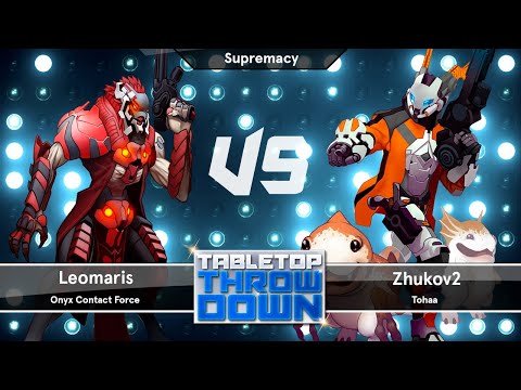 Tabletop Throwdown - Infinity Batrep - Supremacy - Onyx (Leomaris) vs Tohaa (Zhukov2)