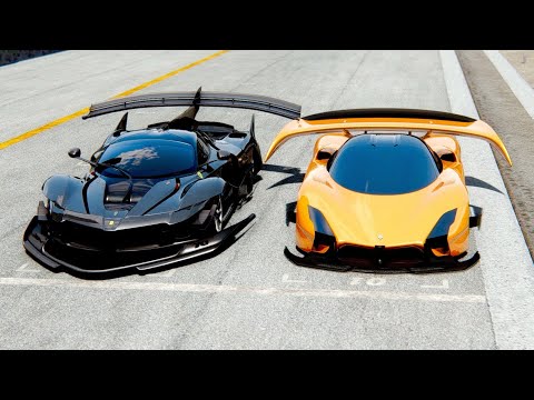 SSC Tuatara GTR vs Ferrari FXX-K EVO GTR at Special Stage Route X