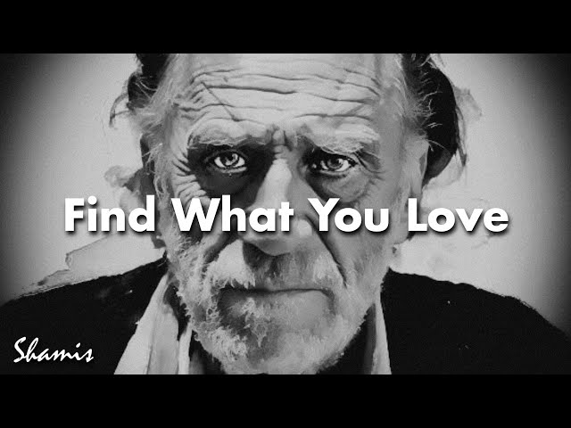Vídeo relacionado con Camiseta Charles Bukowski con Mensajes Originales - Find What You Love - Negra Hombre XXXL