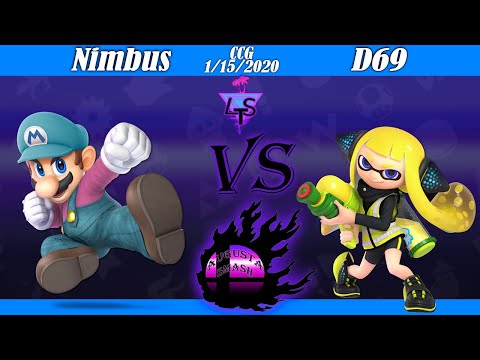 CCG Smash Ultimate 1/15/2020 - Nimbus (Mario) vs D69 (Inkling)