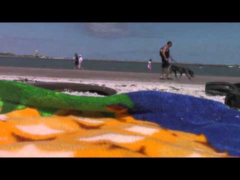 Gymnastics On the Beach!