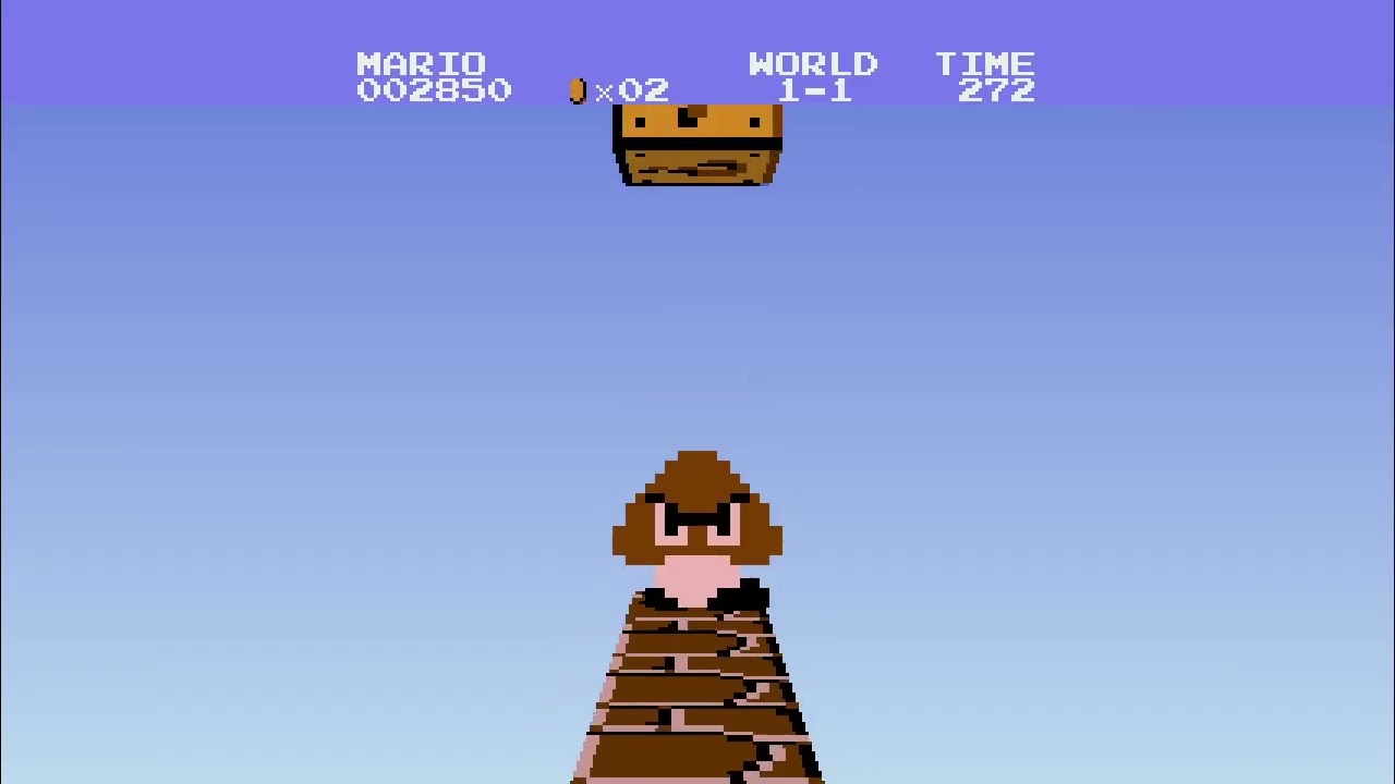 Super Mario Bros. Voxel 3D video