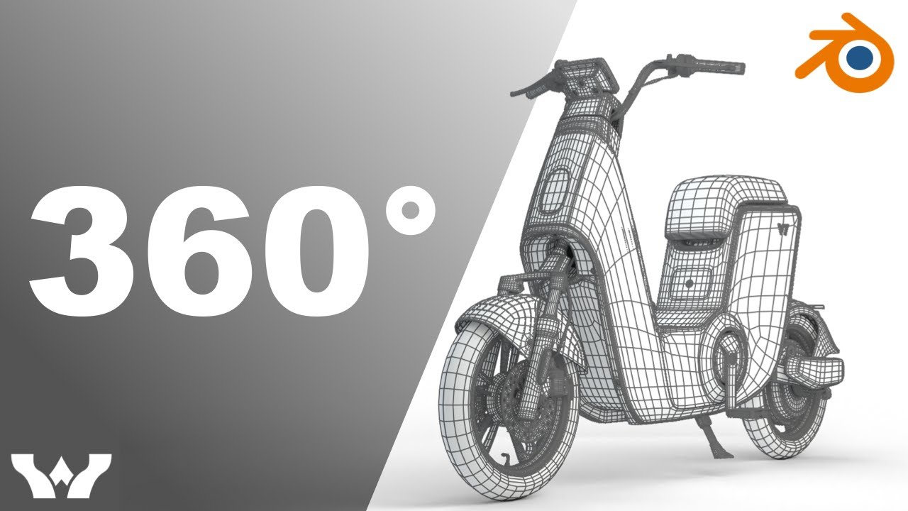 Patinete Yadea v7 Modelo 3D