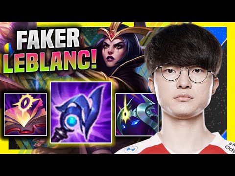 FAKER BRINGS BACK HIS ICONIC LEBLANC! - T1 Faker Plays Leblanc Mid vs Ahri! | Season 11