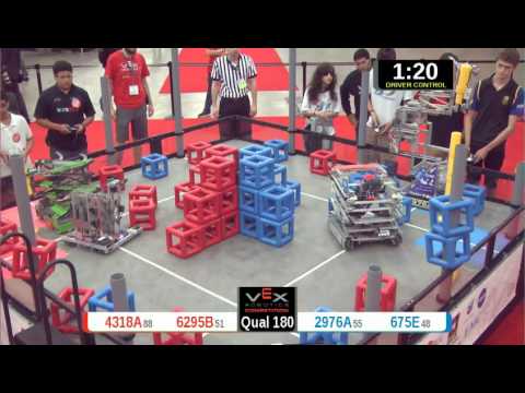 2015 VRC Arts Q180 - 4318A 6295B vs 2976A 675E - 35 to 62 - VEX Worlds 2015 - Arts Division