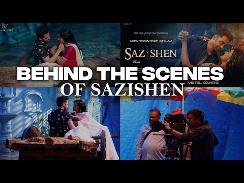 Behind the scenes of Sazishen music video || Sumbul Touqeer || Sumedh Mudgalkar