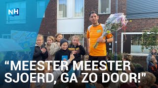 Meester Sjoerd rent 21 keer een halve marathon voor het goede doel
