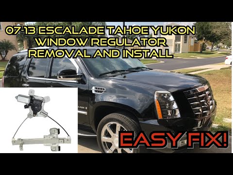 07-14 Escalade window regulator removal and install