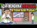 AZAB MENGHINA BULAN SUCI RAMADHAN TIDAK SUDI PUASA ANIMASI AZAB Kartun