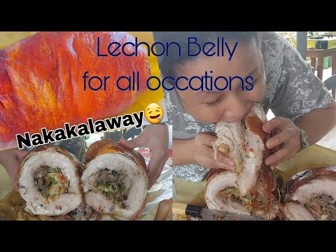Gaano kasarap at crunchy ang Chicky Oink Lechon Belly | Taste test! | Learning New Things