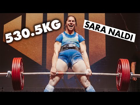 Sara Naldi | 530.5kg WR Total @ 57kg | 3rd Place Sheffield 2026