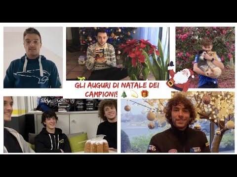 Gli AUGURI DI NATALE e BUON ANNO del MOTOMONDIALE! 34 piloti per le buone feste!