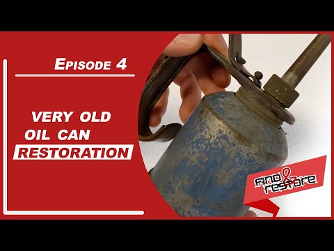Oil can restoration - Very old and rusty - tool restoration