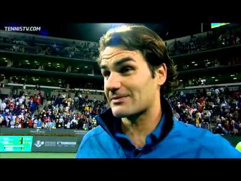 Indian Wells 2012 - Tuesday Interview Federer