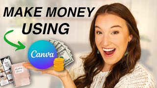 10 ways to MAKE MONEY ONLINE using CANVA 💰