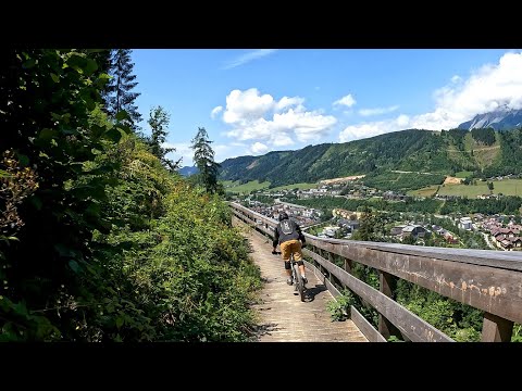 Bikepark Schladming blue trails Peak Flowline - Stadium Flowline