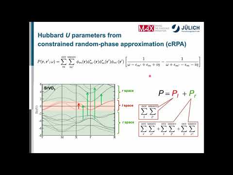 FLEUR Hands-on 2021 - Day 4 - Hubbard U parameters from constrained random phase approximation